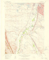 Littleton Colorado Historical topographic map, 1:24000 scale, 7.5 X 7.5 Minute, Year 1957