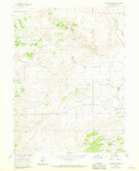 Livermore Mountain Colorado Historical topographic map, 1:24000 scale, 7.5 X 7.5 Minute, Year 1960
