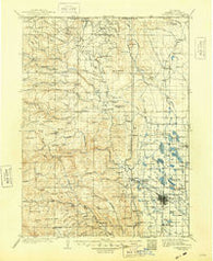 Livermore Colorado Historical topographic map, 1:125000 scale, 30 X 30 Minute, Year 1909
