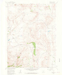 Livermore Colorado Historical topographic map, 1:24000 scale, 7.5 X 7.5 Minute, Year 1960