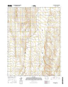 Living Springs Colorado Current topographic map, 1:24000 scale, 7.5 X 7.5 Minute, Year 2016
