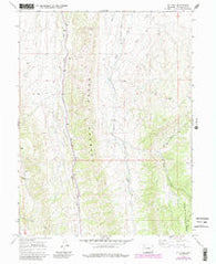 Lo 7 Hill Colorado Historical topographic map, 1:24000 scale, 7.5 X 7.5 Minute, Year 1966