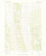 Lo 7 Hill Colorado Historical topographic map, 1:24000 scale, 7.5 X 7.5 Minute, Year 1966