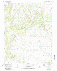 Lockwood Arroyo Colorado Historical topographic map, 1:24000 scale, 7.5 X 7.5 Minute, Year 1972