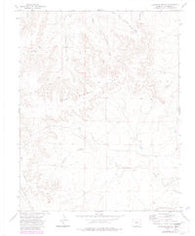 Lockwood Arroyo Colorado Historical topographic map, 1:24000 scale, 7.5 X 7.5 Minute, Year 1972