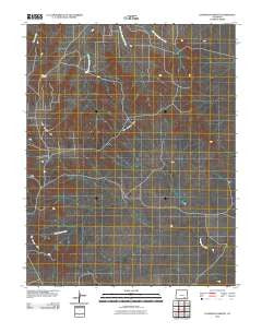 Lockwood Arroyo Colorado Historical topographic map, 1:24000 scale, 7.5 X 7.5 Minute, Year 2010