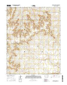 Lockwood Arroyo Colorado Current topographic map, 1:24000 scale, 7.5 X 7.5 Minute, Year 2016