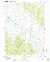 Lodore School Colorado Historical topographic map, 1:24000 scale, 7.5 X 7.5 Minute, Year 1954