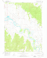 Lodore School Colorado Historical topographic map, 1:24000 scale, 7.5 X 7.5 Minute, Year 1954