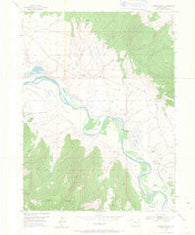 Lodore School Colorado Historical topographic map, 1:24000 scale, 7.5 X 7.5 Minute, Year 1954
