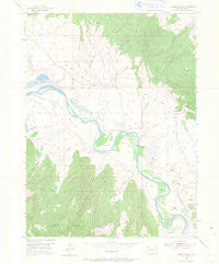 Lodore School Colorado Historical topographic map, 1:24000 scale, 7.5 X 7.5 Minute, Year 1954