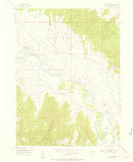 Lodore School Colorado Historical topographic map, 1:24000 scale, 7.5 X 7.5 Minute, Year 1954