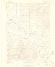 Lodore School Colorado Historical topographic map, 1:24000 scale, 7.5 X 7.5 Minute, Year 1954