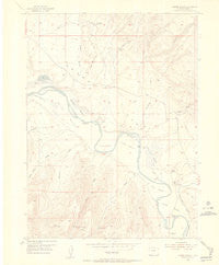 Lodore School Colorado Historical topographic map, 1:24000 scale, 7.5 X 7.5 Minute, Year 1954
