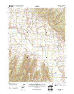 Lodore School Colorado Historical topographic map, 1:24000 scale, 7.5 X 7.5 Minute, Year 2013