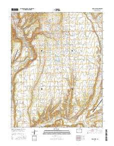 Loma Linda Colorado Current topographic map, 1:24000 scale, 7.5 X 7.5 Minute, Year 2016