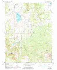 Lone Cone Colorado Historical topographic map, 1:24000 scale, 7.5 X 7.5 Minute, Year 1964