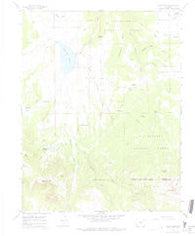 Lone Cone Colorado Historical topographic map, 1:24000 scale, 7.5 X 7.5 Minute, Year 1964
