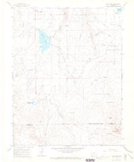 Lone Cone Colorado Historical topographic map, 1:24000 scale, 7.5 X 7.5 Minute, Year 1964
