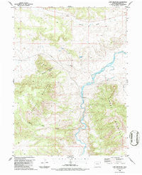 Lone Mountain Colorado Historical topographic map, 1:24000 scale, 7.5 X 7.5 Minute, Year 1986