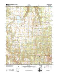 Lone Cone Colorado Historical topographic map, 1:24000 scale, 7.5 X 7.5 Minute, Year 2013