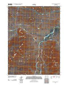 Lone Mountain Colorado Historical topographic map, 1:24000 scale, 7.5 X 7.5 Minute, Year 2010