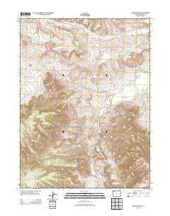 Lone Mountain Colorado Historical topographic map, 1:24000 scale, 7.5 X 7.5 Minute, Year 2013