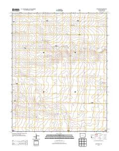 Lone Rock Colorado Historical topographic map, 1:24000 scale, 7.5 X 7.5 Minute, Year 2013