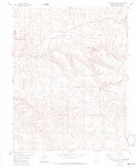 Lonetree Canyon Colorado Historical topographic map, 1:24000 scale, 7.5 X 7.5 Minute, Year 1984
