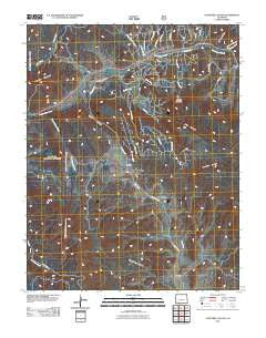 Lonetree Canyon Colorado Historical topographic map, 1:24000 scale, 7.5 X 7.5 Minute, Year 2011