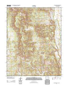Long Mountain Colorado Historical topographic map, 1:24000 scale, 7.5 X 7.5 Minute, Year 2013