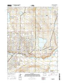 Longmont Colorado Current topographic map, 1:24000 scale, 7.5 X 7.5 Minute, Year 2016