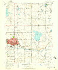Longmont Colorado Historical topographic map, 1:24000 scale, 7.5 X 7.5 Minute, Year 1950