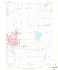 Longmont Colorado Historical topographic map, 1:24000 scale, 7.5 X 7.5 Minute, Year 1968