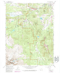 Longs Peak Colorado Historical topographic map, 1:24000 scale, 7.5 X 7.5 Minute, Year 1961