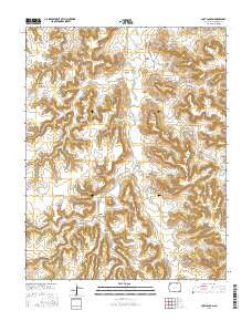 Lost Canyon Colorado Current topographic map, 1:24000 scale, 7.5 X 7.5 Minute, Year 2016
