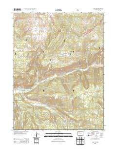 Lost Park Colorado Historical topographic map, 1:24000 scale, 7.5 X 7.5 Minute, Year 2013