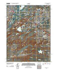 Louisville Colorado Historical topographic map, 1:24000 scale, 7.5 X 7.5 Minute, Year 2011
