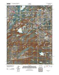 Louisville Colorado Historical topographic map, 1:24000 scale, 7.5 X 7.5 Minute, Year 2011