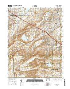 Louisville Colorado Current topographic map, 1:24000 scale, 7.5 X 7.5 Minute, Year 2016