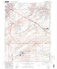 Louisville Colorado Historical topographic map, 1:24000 scale, 7.5 X 7.5 Minute, Year 1965