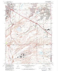 Louisville Colorado Historical topographic map, 1:24000 scale, 7.5 X 7.5 Minute, Year 1965