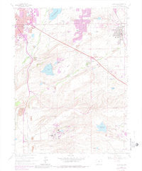 Louisville Colorado Historical topographic map, 1:24000 scale, 7.5 X 7.5 Minute, Year 1965