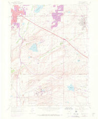 Louisville Colorado Historical topographic map, 1:24000 scale, 7.5 X 7.5 Minute, Year 1965