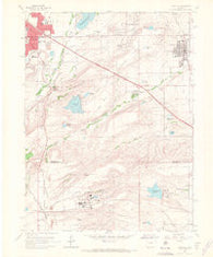 Louisville Colorado Historical topographic map, 1:24000 scale, 7.5 X 7.5 Minute, Year 1965