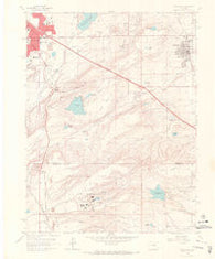 Louisville Colorado Historical topographic map, 1:24000 scale, 7.5 X 7.5 Minute, Year 1965