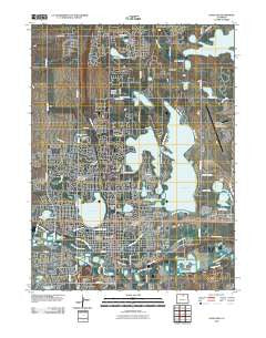 Loveland Colorado Historical topographic map, 1:24000 scale, 7.5 X 7.5 Minute, Year 2010