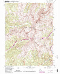 Loveland Pass Colorado Historical topographic map, 1:24000 scale, 7.5 X 7.5 Minute, Year 1958