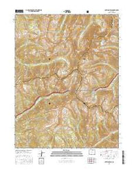 Loveland Pass Colorado Current topographic map, 1:24000 scale, 7.5 X 7.5 Minute, Year 2016