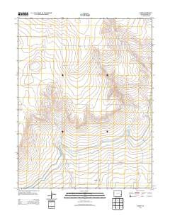 Lubers Colorado Historical topographic map, 1:24000 scale, 7.5 X 7.5 Minute, Year 2013